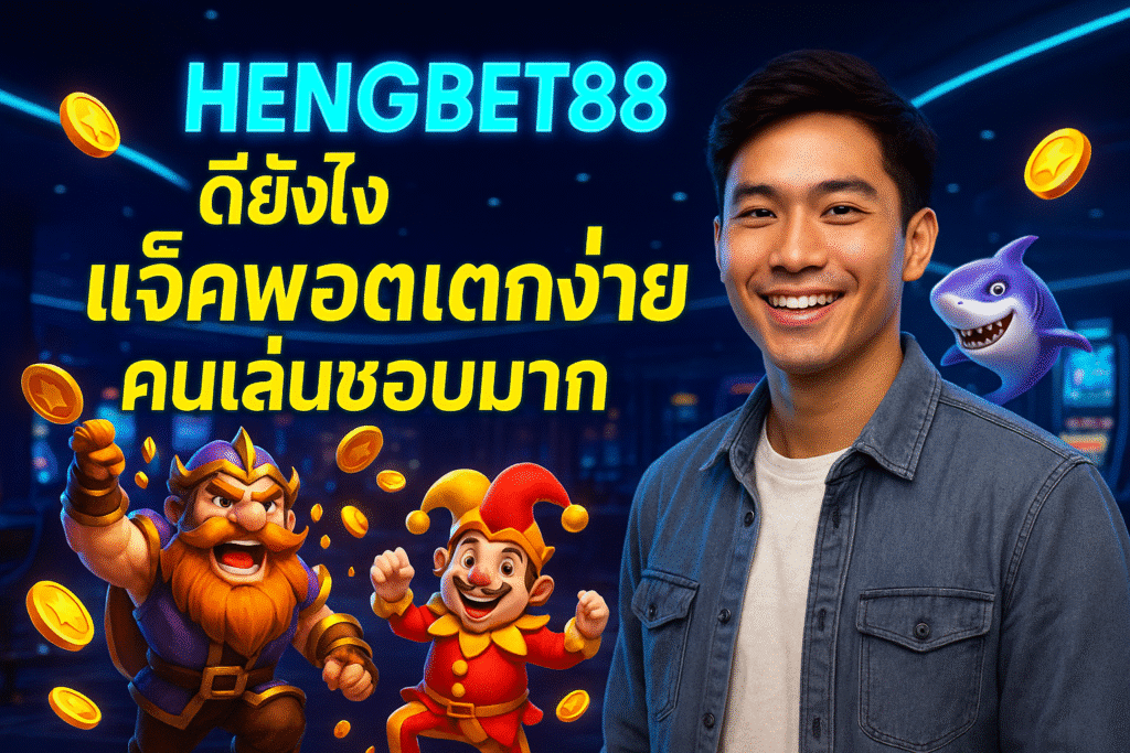 HENGBET88 ดียังไง แจ็คพอตแตกง่าย คนเล่นชอบมาก