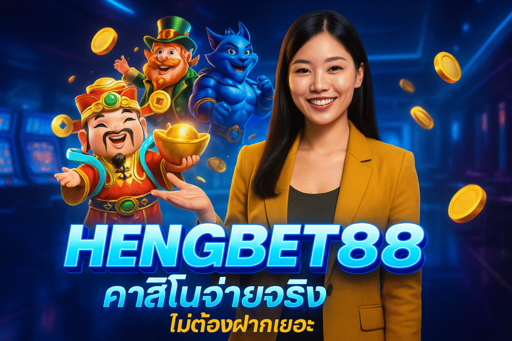 HENGBET88 คาสิโนจ่ายจริง ไม่ต้องฝากเยอะ
