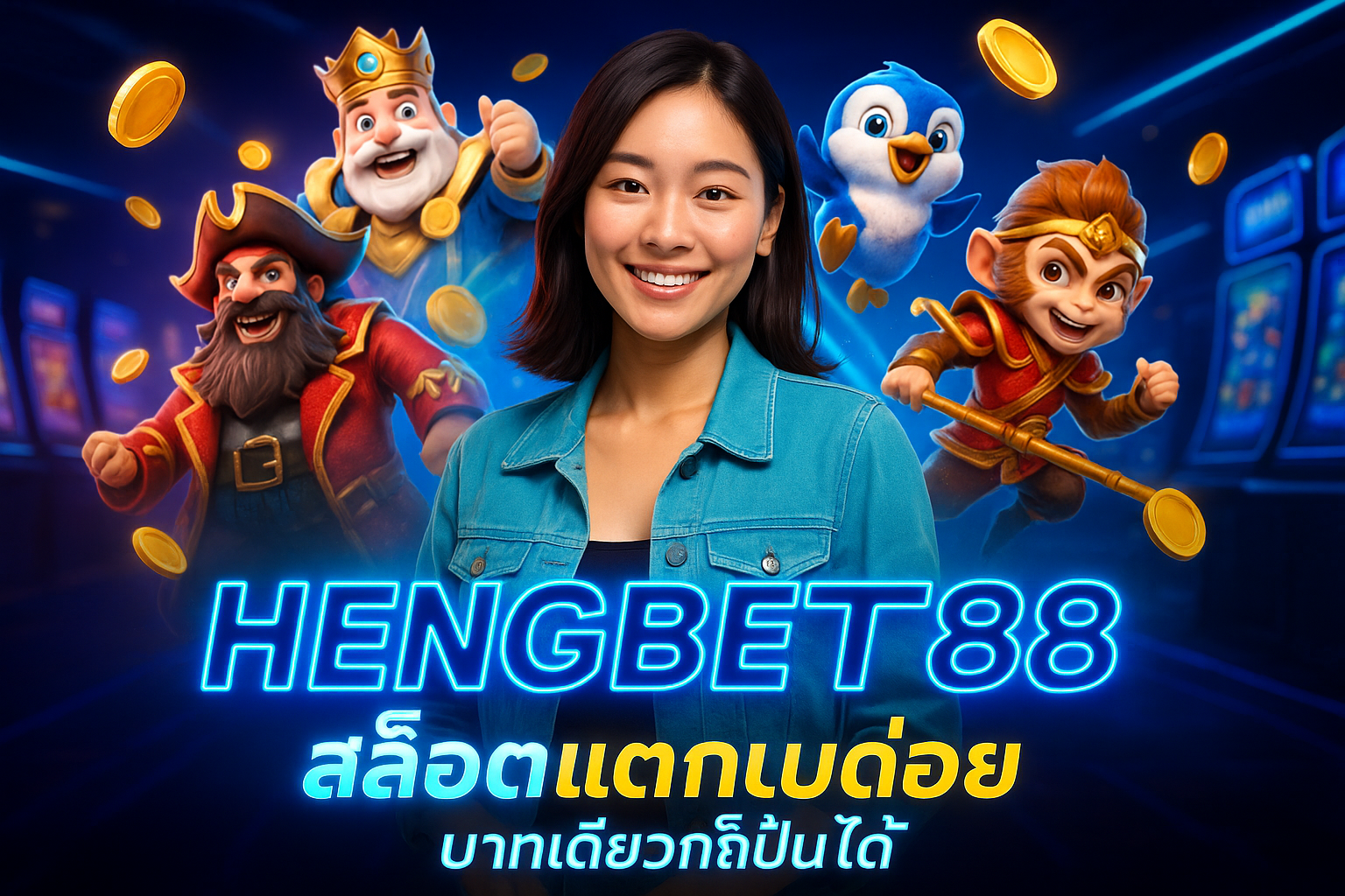 HENGBET88 สล็อตแตกบ่อย บาทเดียวก็ปั่นได้